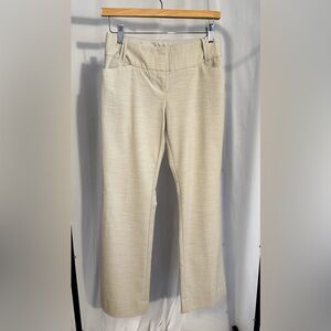 The Limited Cream Flare Dress Pants